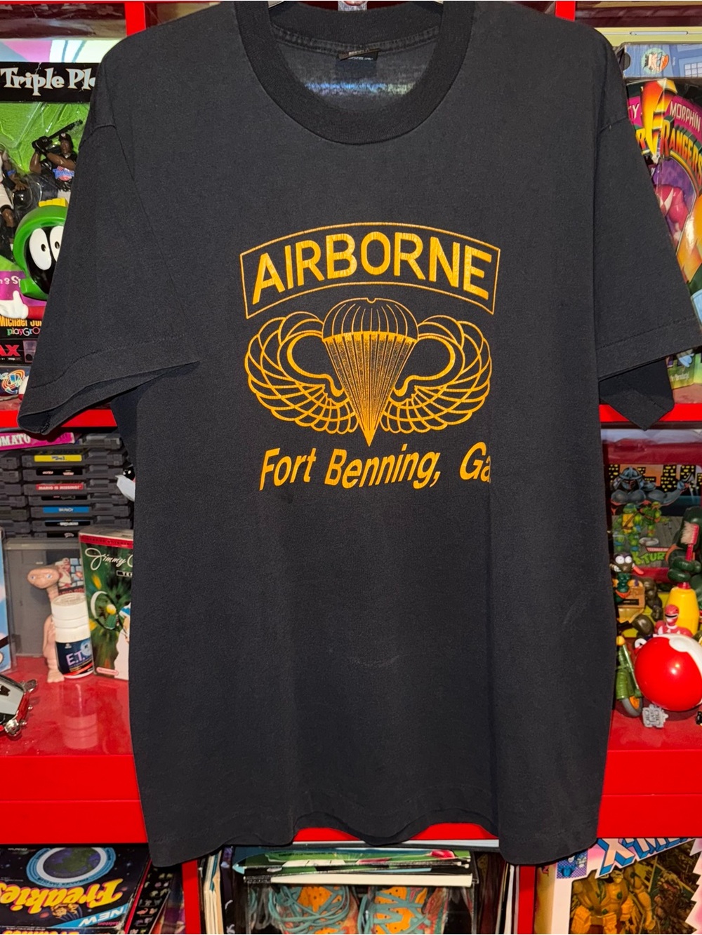 Vintage U.S. Army Airborne x Fort Benning,GA x single stitch T-shirt